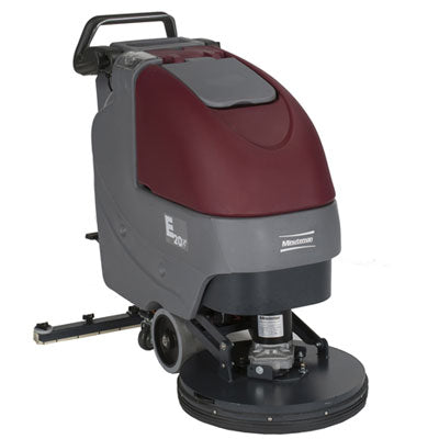 MINUTEMAN INTERNATIONAL E20DTDQP Walk Behind Traction Drive Disc Floor Scrubber, Cordless, 20 Inch, 12 Gallon, 1 Each