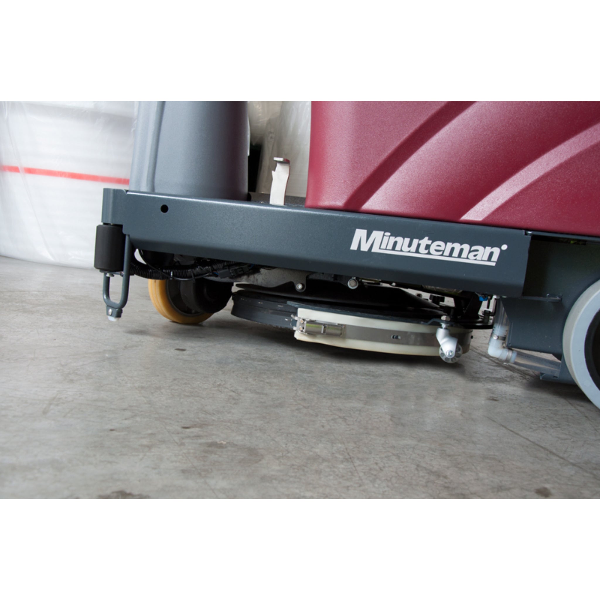 MINUTEMAN INTERNATIONAL MR20SWQP Max Ride 20" Vacuum Sweeper, Bottom View