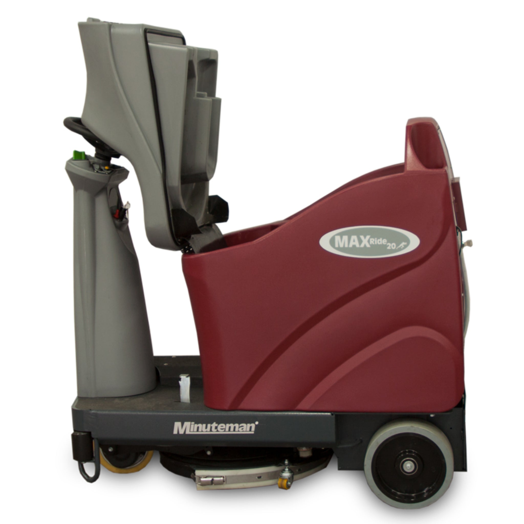 MINUTEMAN INTERNATIONAL MR20SWQP Max Ride 20" Vacuum Sweeper, Open Top